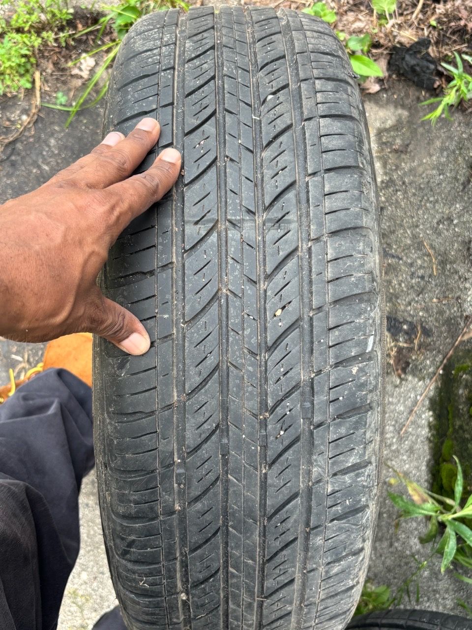 Two used tires with rim - photo 3