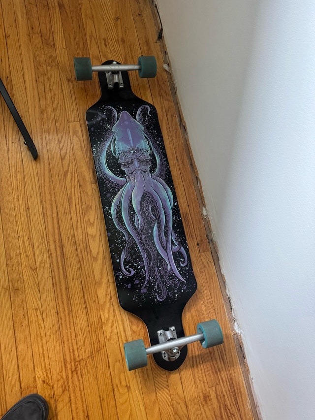 3 eye octopus longboard - photo 2