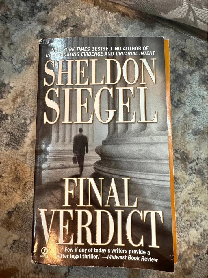 Sheldon Siegel Final Verdict Paperback Book