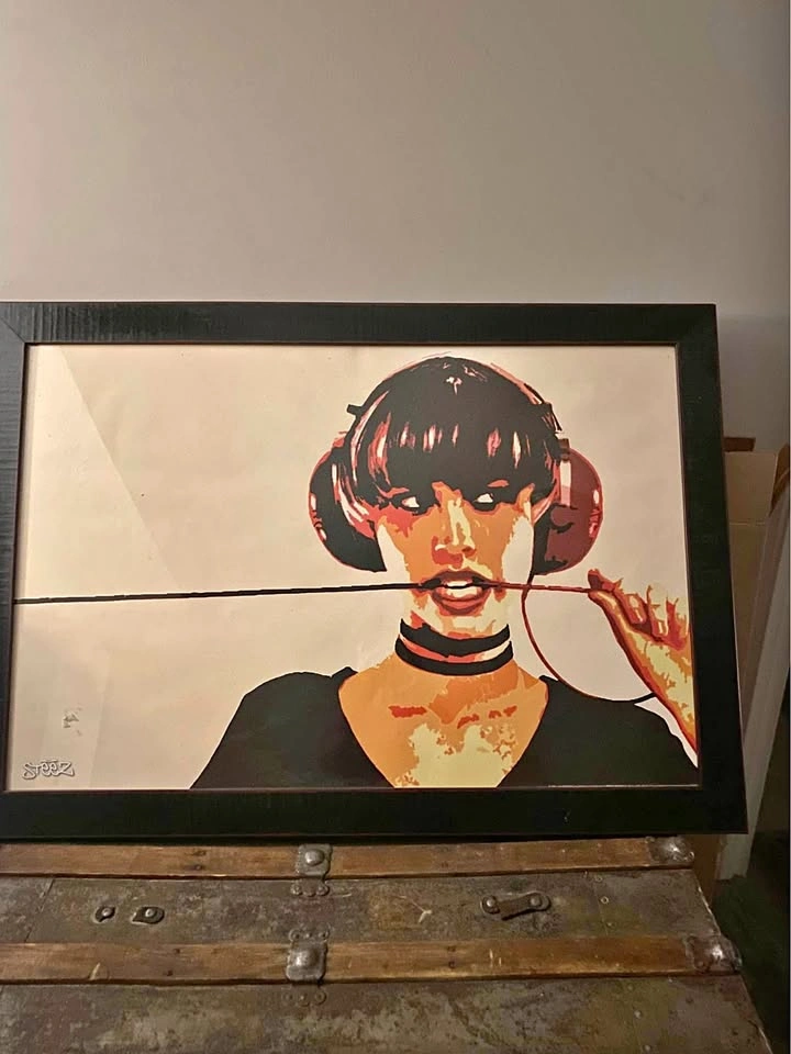 Pop art Girl wall art