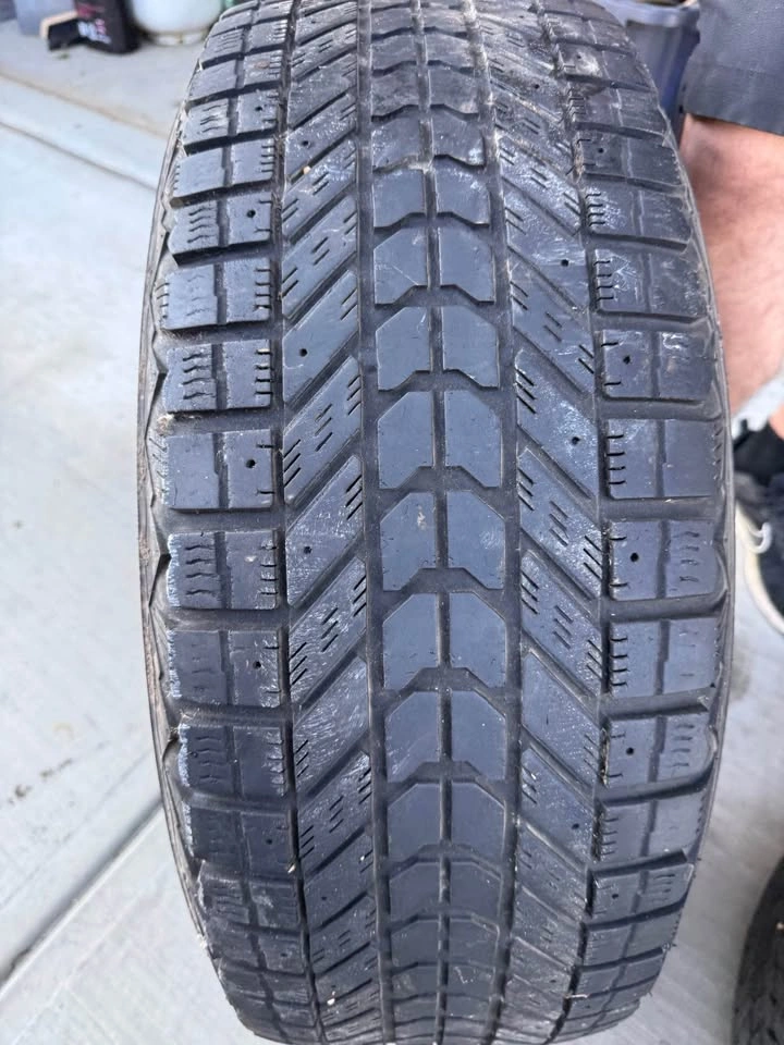 4 Firestone Winterforce Winter Tires 245/65R17 on Rims - photo 2