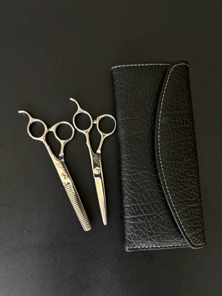 Aaron Prolux Hair Cutting and Thinning Shears Set