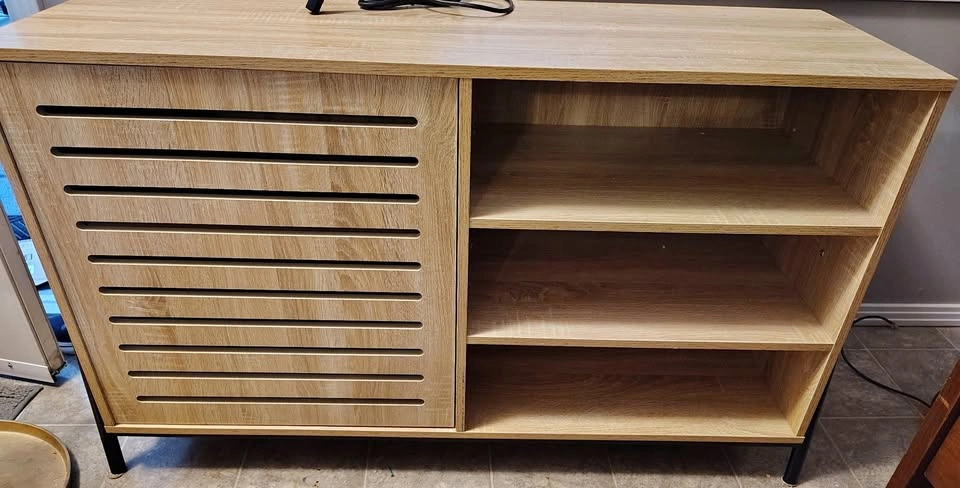 48" light oak coloured sideboard