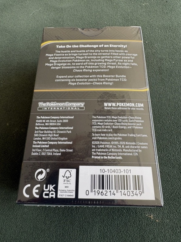 [NEW 6 PACKS] Pokemon Chaos Rising Booster Bundle - photo 2