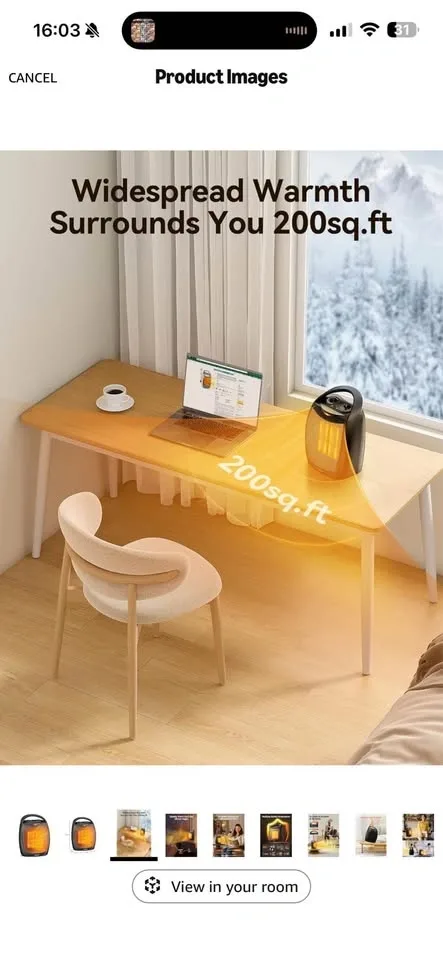 GiveBest Portable Electric Space Heater - photo 3