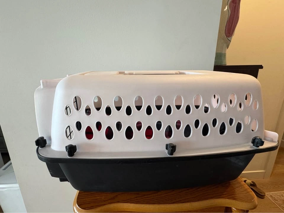Soft Pet Carrier and Hard Plastic Pet Crate - photo 2