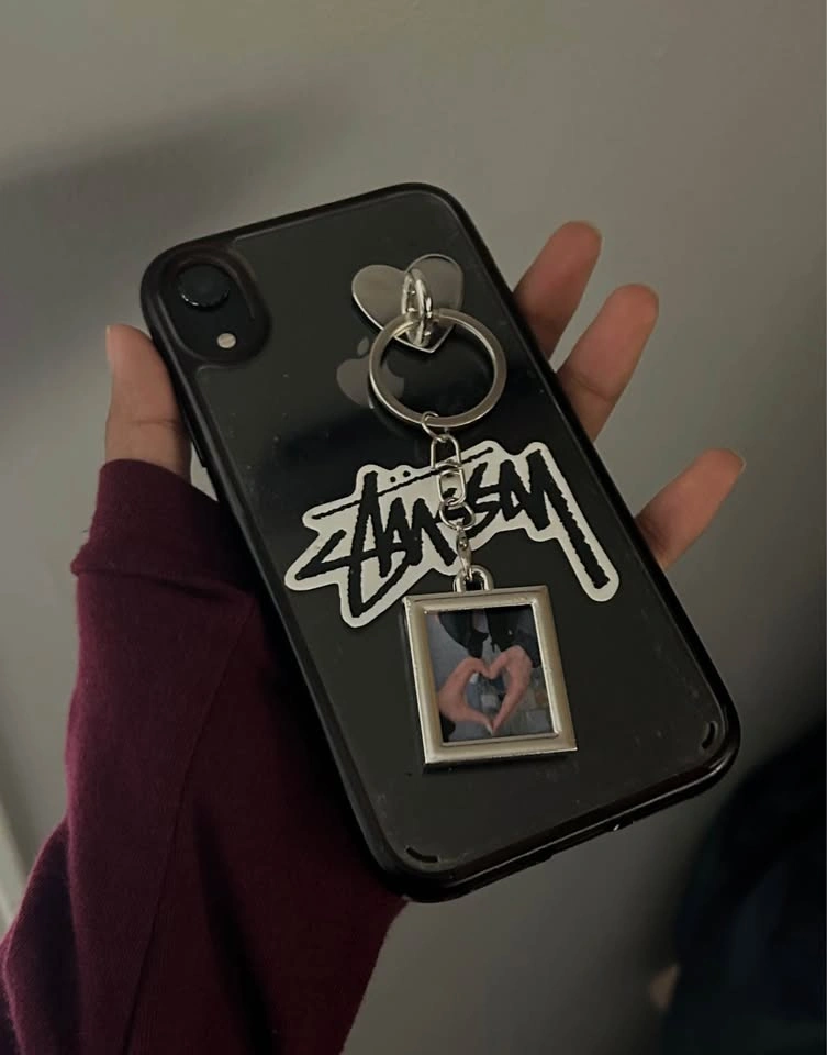 Custom Metal Photo Keychain + Metal Phone Grip Set | Gift Ideas - photo 3
