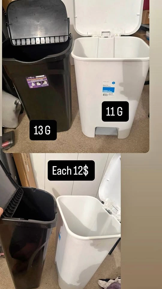 13 Gallon Large StepOn Kitchen Wastebasket