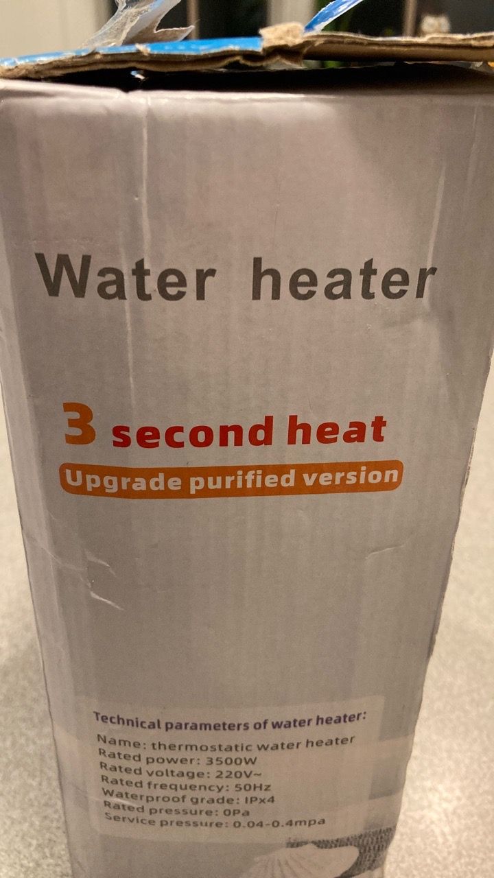 Instant Electric Water Heater RX-021 - photo 2