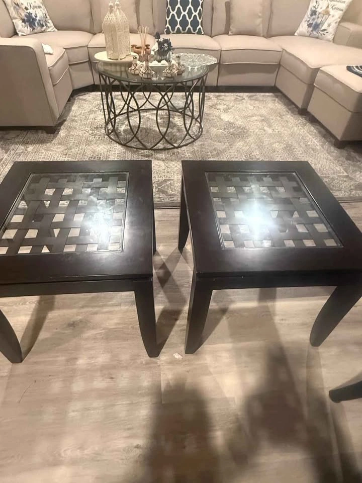 Modern Black Coffee Table Set (3 Pieces) - photo 3