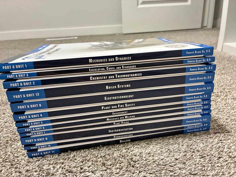 Power Engineering Class 4 - Part A Textbooks (Complete Set of 12