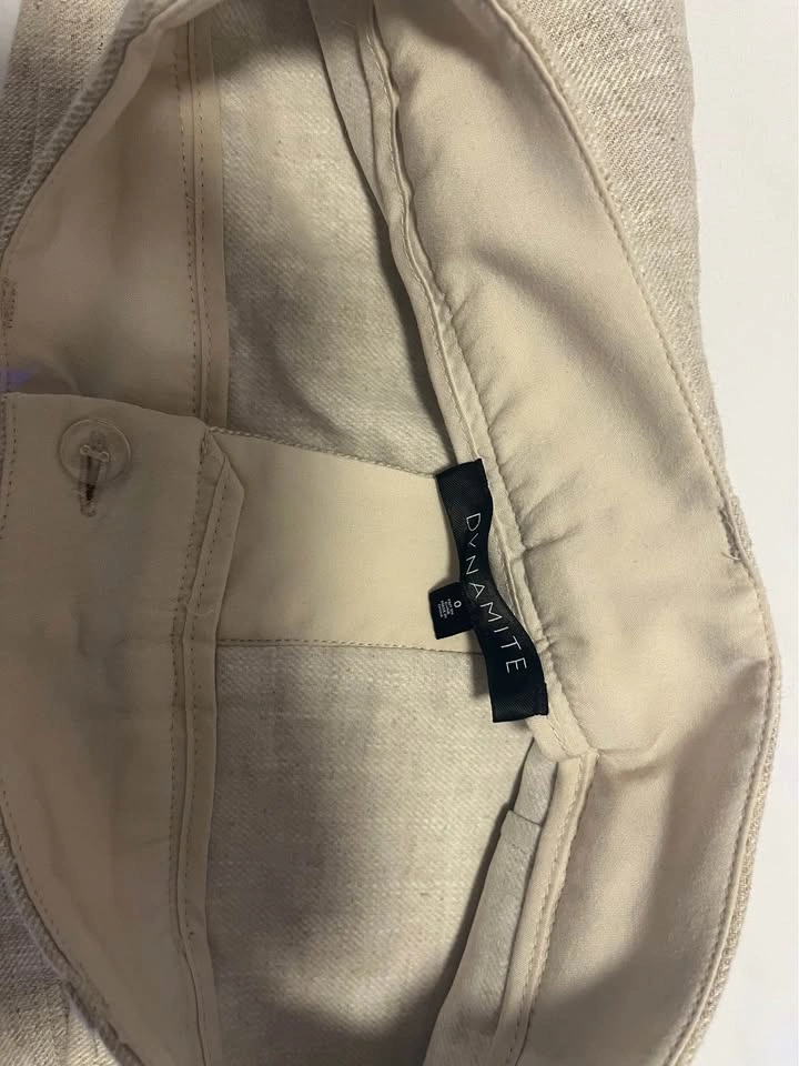 Dynamite linen skort