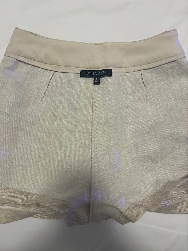 Dynamite linen skort - photo 3