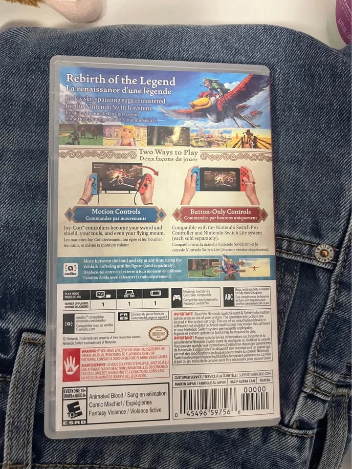 Zelda skyward sword Nintendo game - photo 3