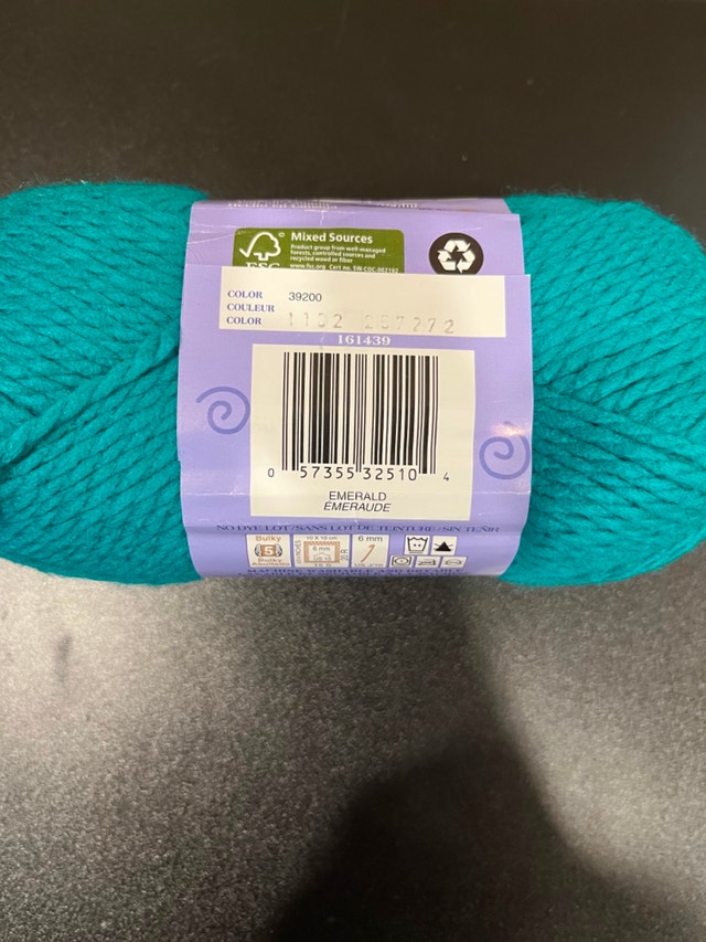 Bernat Softee Chunky, 100g Emerald Yarn - photo 2