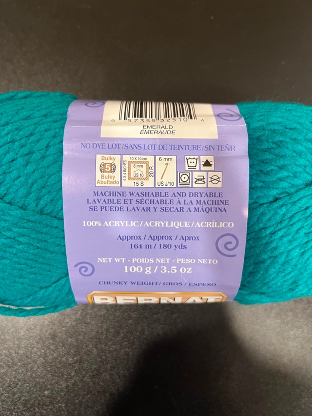 Bernat Softee Chunky, 100g Emerald Yarn - photo 3