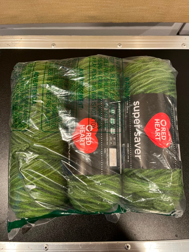 Red Heart Super Saver 3 Pack, Green Tones Yarn