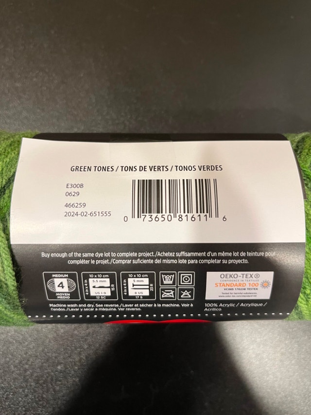 Red Heart Super Saver 3 Pack, Green Tones Yarn - photo 3