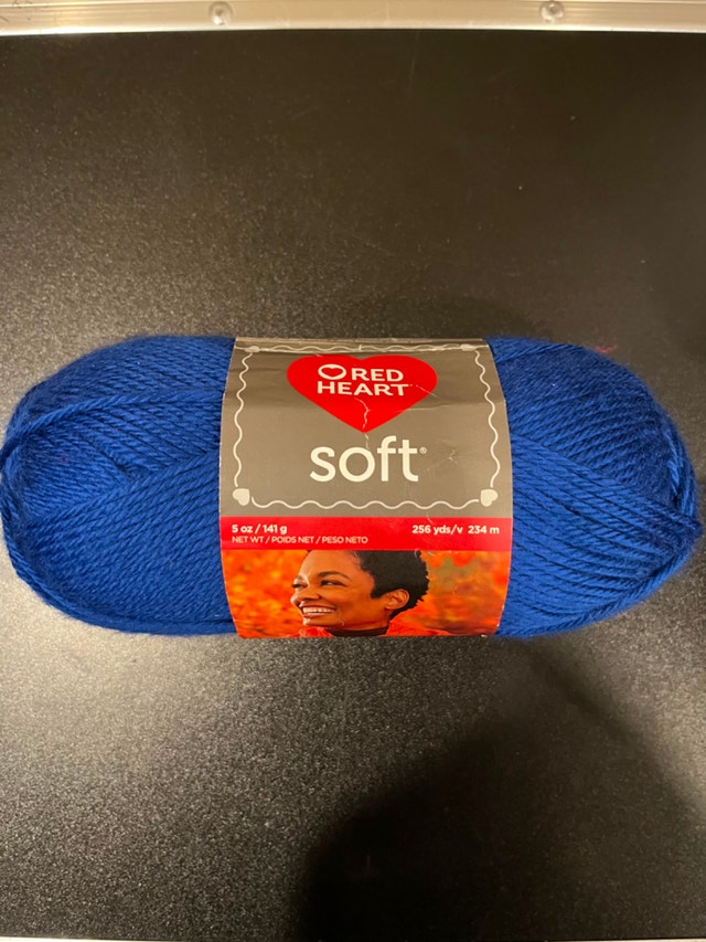 Red Heart Soft, Royal Blue 141g Yarn