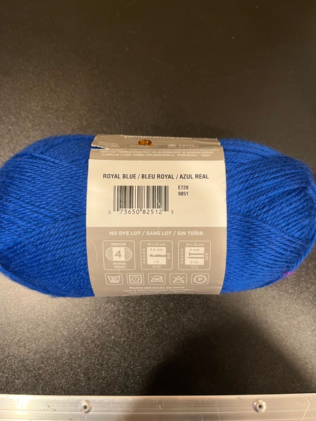 Red Heart Soft, Royal Blue 141g Yarn - photo 3