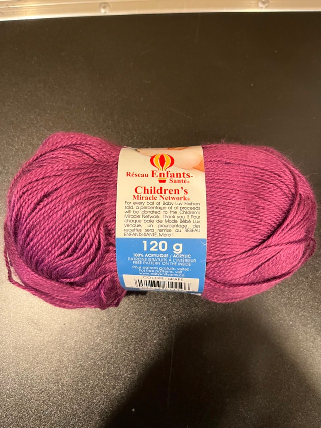 Luv Baby 120g Grape Yarn - photo 2