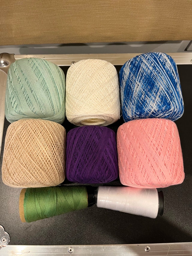 Lot Of Mixed Threads, Most Look Still New