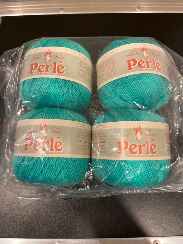 Lady Fair Perle Yarn x4 New
