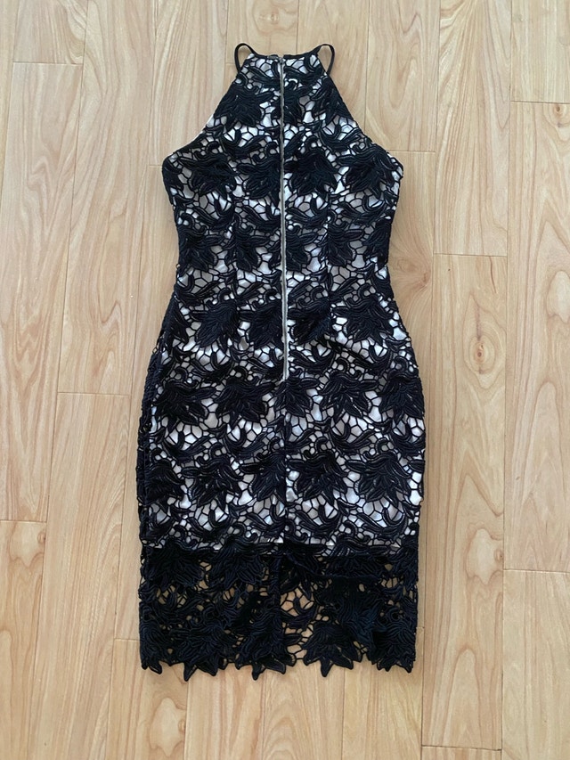 Black and white lace Dress - photo 3