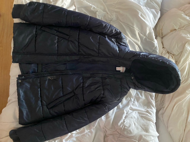 Kids Winter Jacket Navy Blue