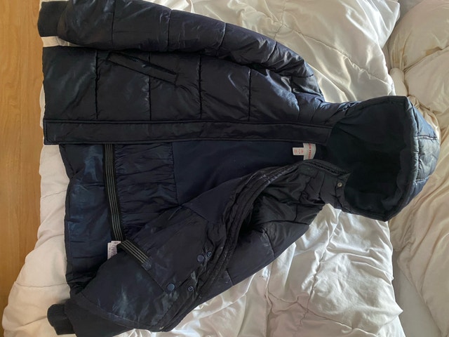 Kids Winter Jacket Navy Blue - photo 2