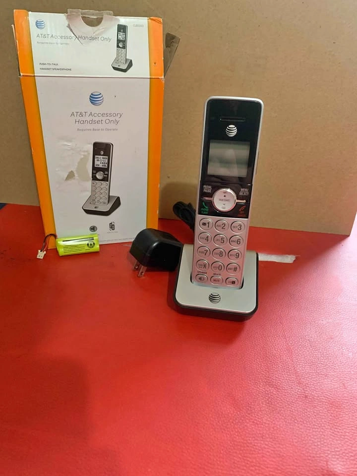 AT&T CL80103 Cordless Phone Expansion Handset w/ Base