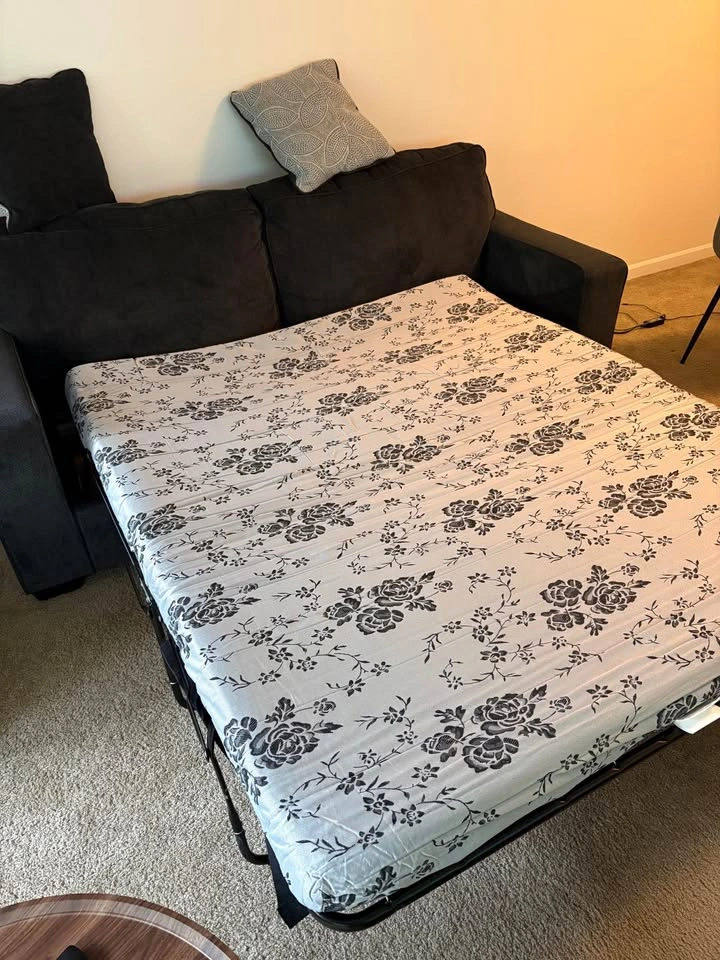 Sofa Couch with pullout full sized bed - photo 5