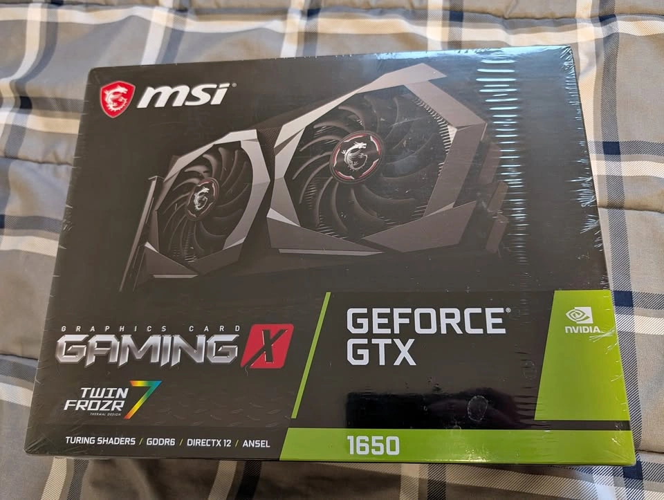Brand New MSI GeForce GTX 1650 Gaming X 4GB GPU - Factory Sealed