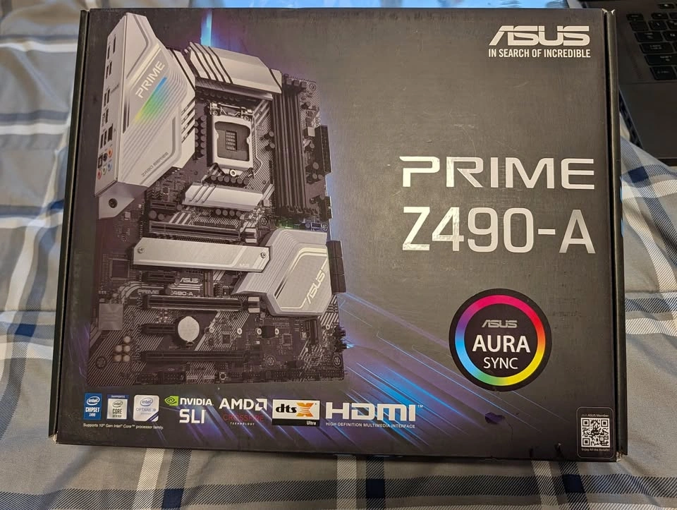Brand New ASUS Prime Z490-A Motherboard (Intel LGA 1200) - Seale
