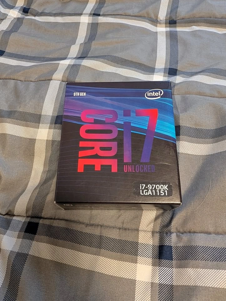 Brand New Intel Core i7-9700K CPU (8 Cores) - Sealed