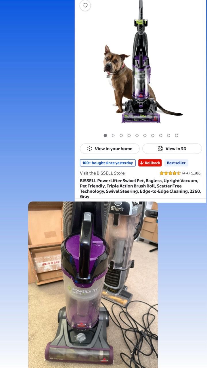 Bissell Powerlifter Swivel Pet Upright Vacuum Cleaner - photo 4