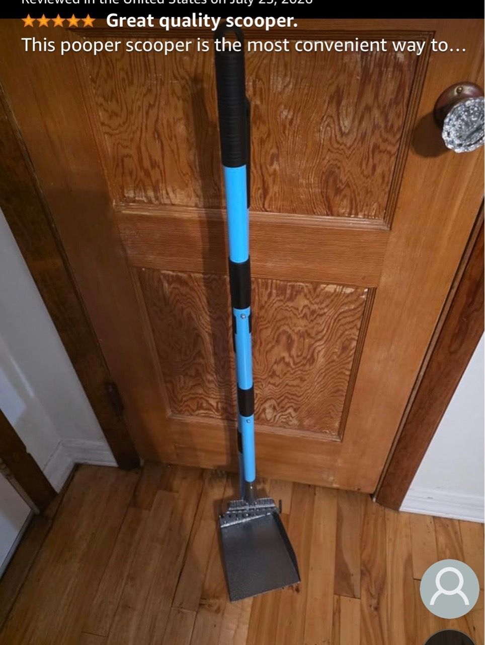Dog Pooper Scooper Stainless Metal Long Handle Tray and Rake - photo 4