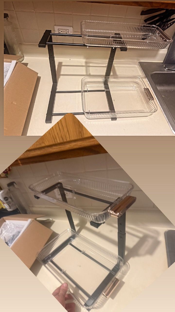 Under Sink Organizer Multi-Purpose Pull-Out Storage Shelf - photo 4