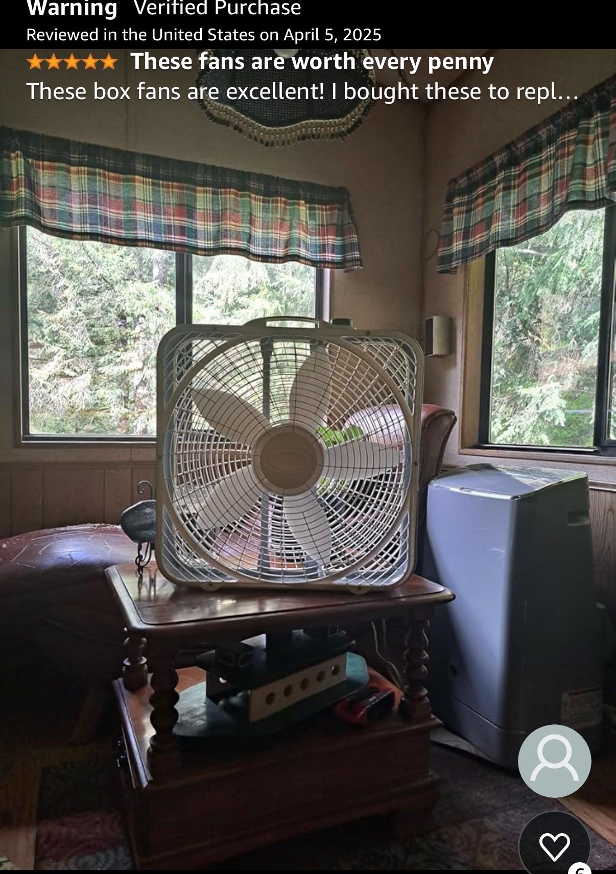 Lasko 20-Inch Weather-Shield Performance Box Fan - photo 5