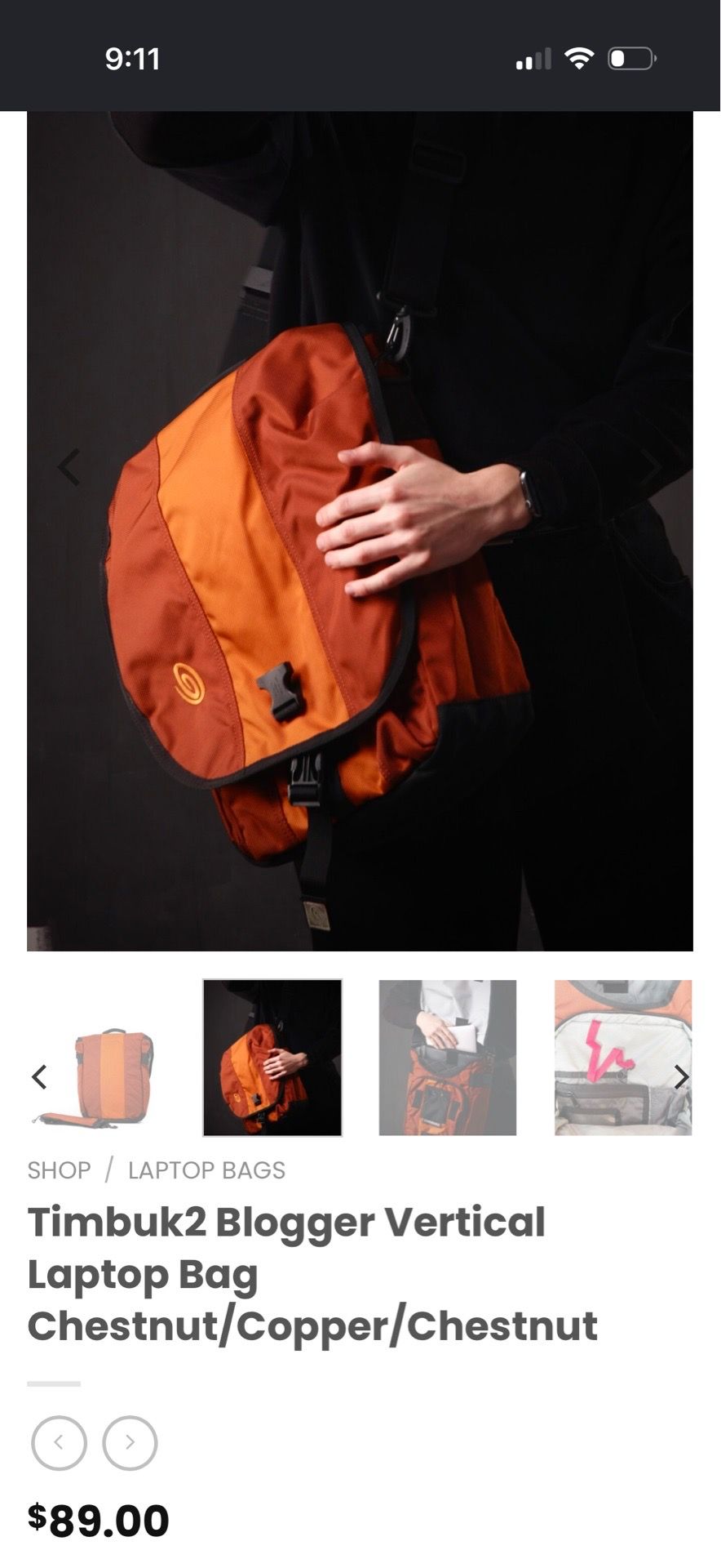 Timbuk2 Blogger Vertical Laptop Bag 15/17 - photo 3