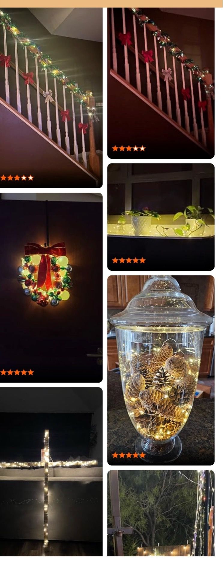 4 Pack 60 LED Fairy Lights Battery Operated with Timer - photo 2
