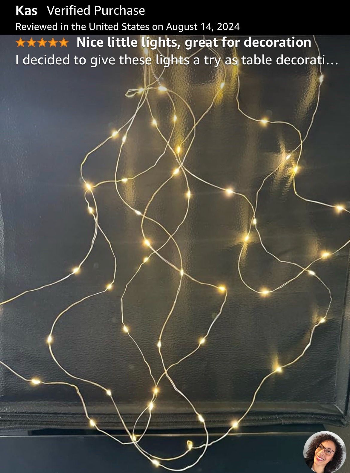 4 Pack 60 LED Fairy Lights Battery Operated with Timer - photo 5