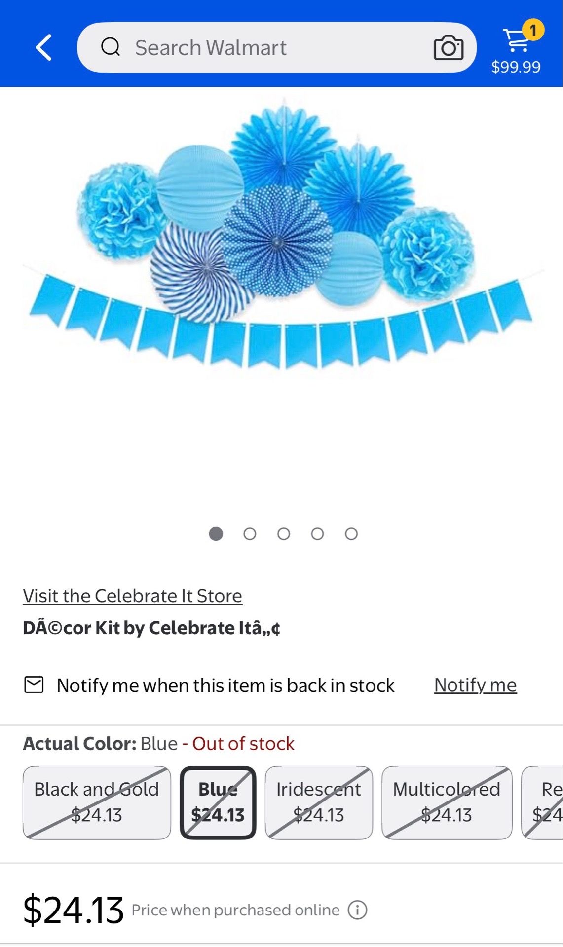 Party Paper Flower and Fan Decoration Kit - photo 4