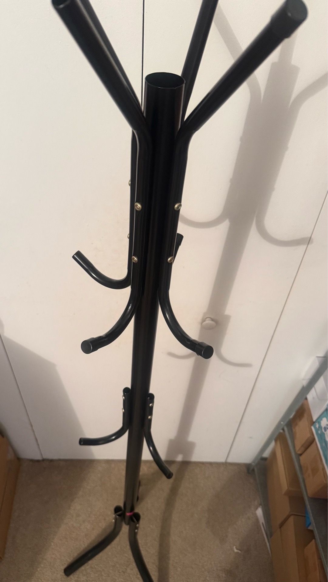 Tree Coat Rack Stand with 8 Hooks, Adjustable Height - photo 3