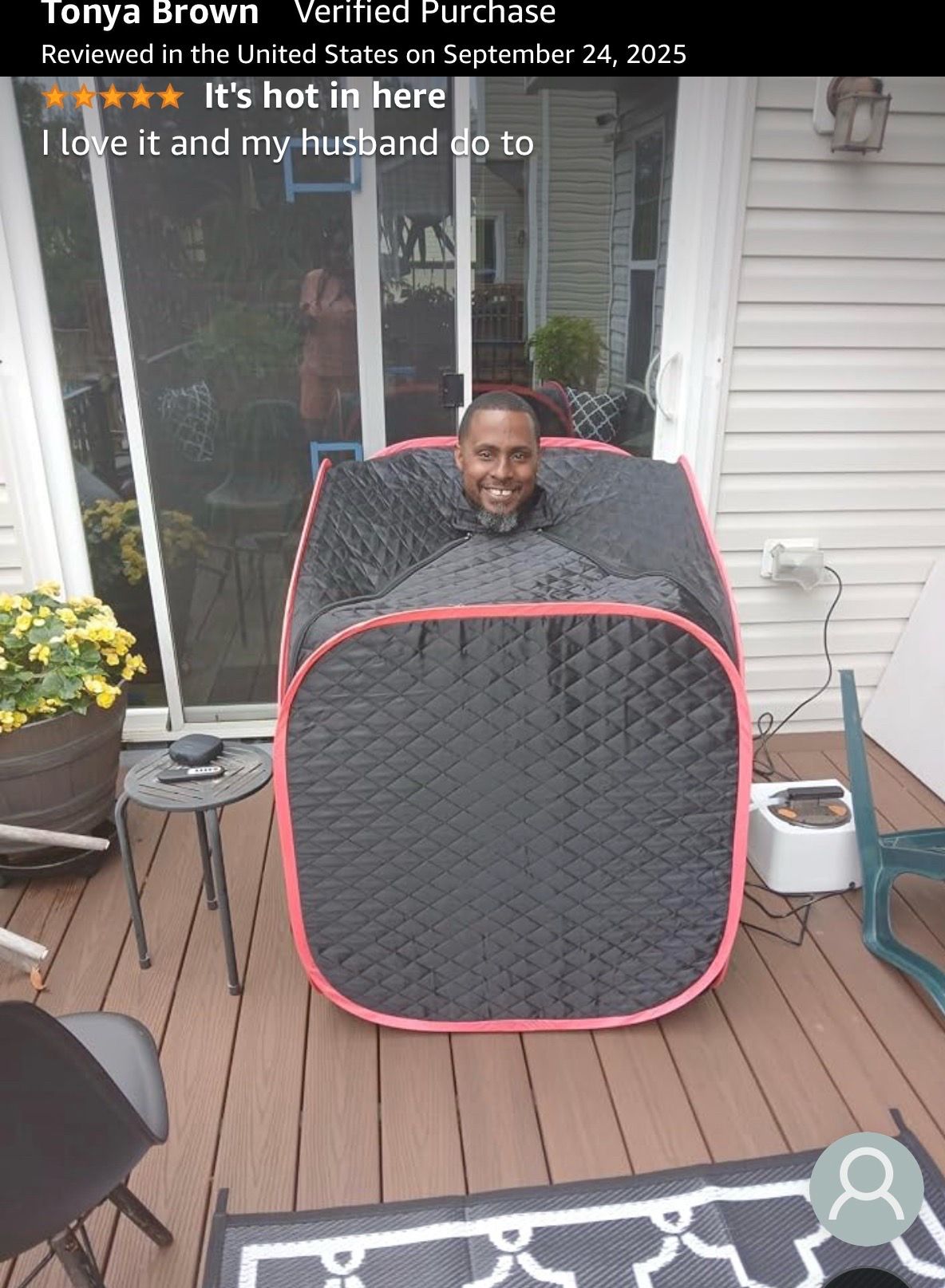 Portable Steam Sauna with Steamer and Folding Chair - photo 3