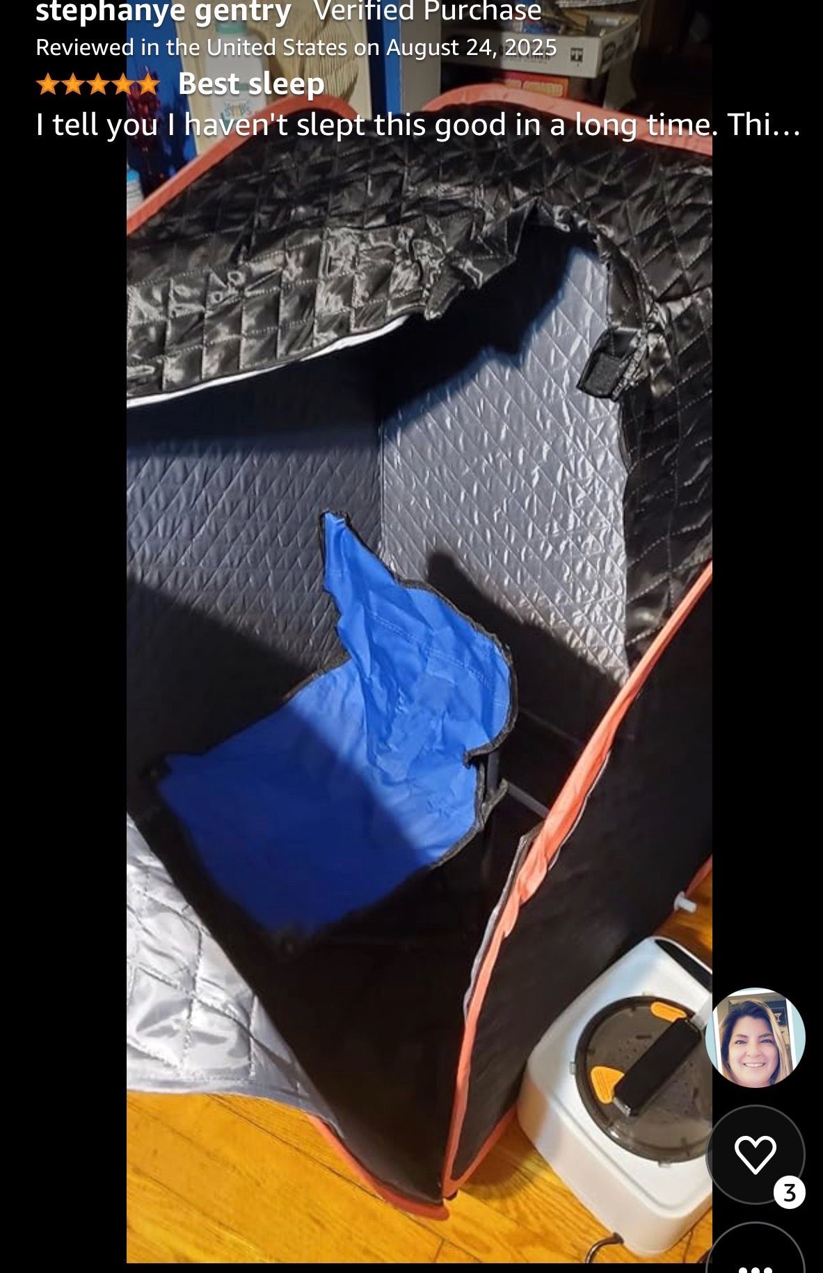 Portable Steam Sauna with Steamer and Folding Chair - photo 4