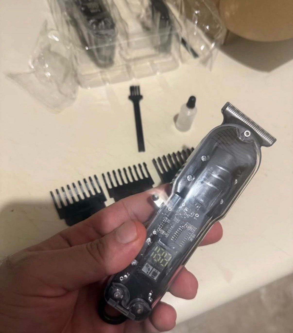 Cordless Hair Clippers Trimmer with LED Display - photo 5