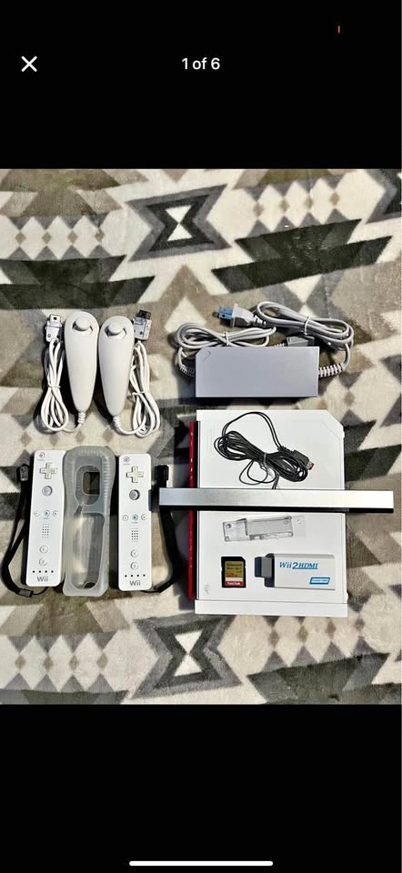Modded Nintendo Wii Console Bundle