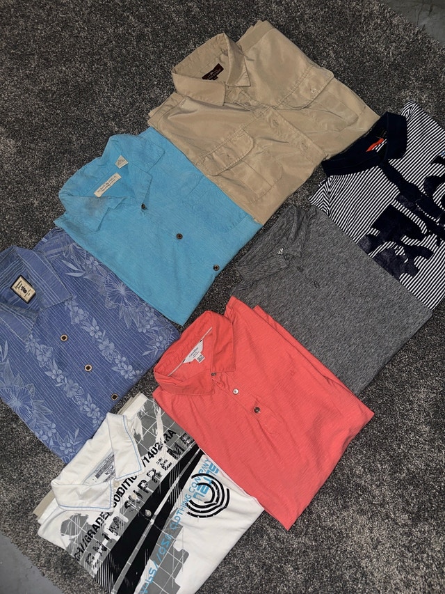 short sleeve shirts / dress shirts 5$ each - photo 2