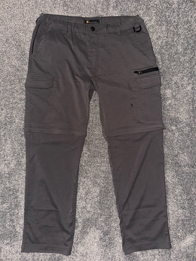 BC Clothing Lightweight Cargo Pants Size L to M - photo 2